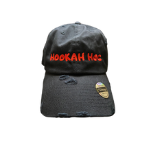 Load image into Gallery viewer, Distressed Hookah Hog Logo Baseball Hat
