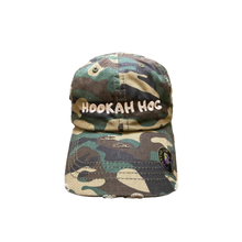 Load image into Gallery viewer, Distressed Hookah Hog Logo PONYTAIL BASEBALL HAT
